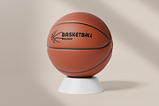 Basketball Mockup, an Advertising Mockup by xavier_studio (Thumbnail 3 of 5)
