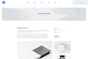 M - Minimal PSD Portfolio Template, a Landing Page Template by bigpsfan's SHOP (Thumbnail 15 of 24)
