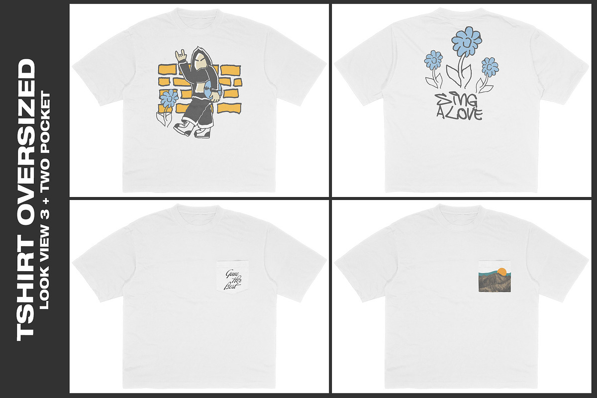 Tshirt Oversized - Mockup, a Shirt Mockup by DaldSgh (Photo 4 of 11)