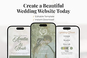 Dusty Green Wedding Website, a Landing Page Template by Everyday Perfection (Thumbnail 13 of 13)