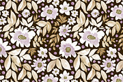 Pink, ivory and ochre, a Pattern Graphic by Anya-D (Thumbnail 1 of 4)