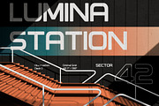 Neo Vector Futuristic Minimal Font, a Sans Serif Font by Rasio Studio (Thumbnail 7 of 7)