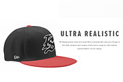 7 Premium Snapback Mockups, a Hat Mockup by Pixel Sauce™ (Thumbnail 4 of 4)