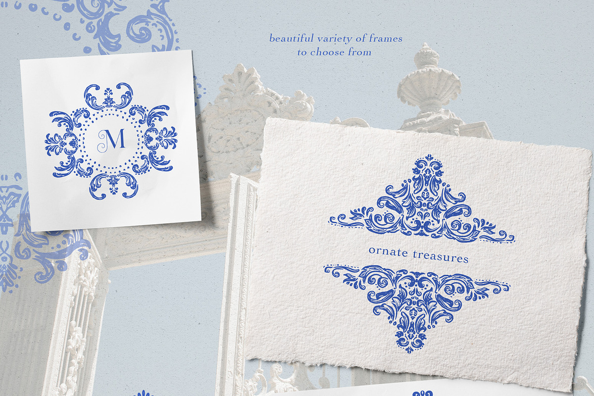 Ornamental Fine Art Frames, a Decorative Illustration by Backyard Rose (Photo 10 of 13)