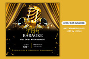 Editable Karaoke Night Flyer Design, a Social Media Template by Mishek Munene (Thumbnail 3 of 4)