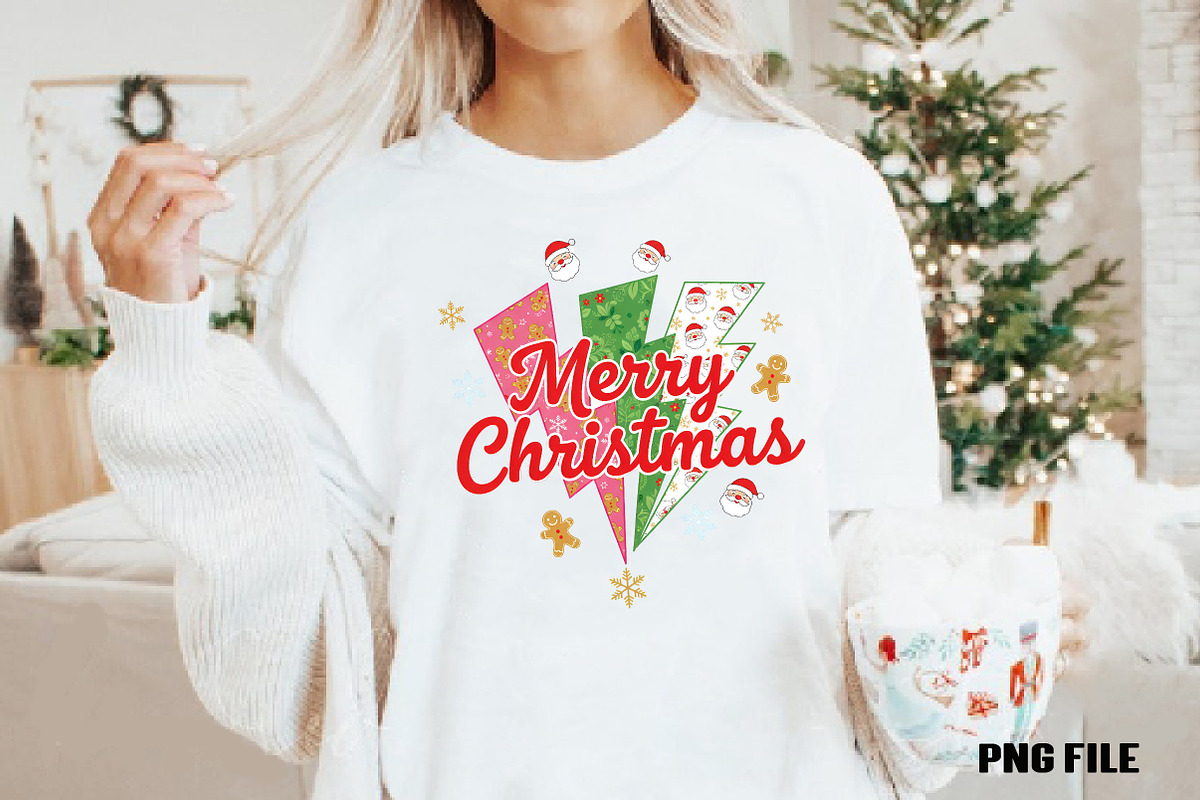 Merry Christmas PNG, an Illustration by DreamCafeArt (Photo 2 of 4)