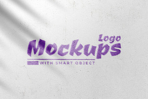 Realistic Wall Mockup Logo, an Advertising Mockup by Artlogs