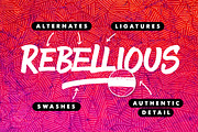 Sweet Sucker Punch, a Font by Sam Parrett (Thumbnail 3 of 5)
