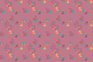 Butterflies And Flowers. 12 Patterns