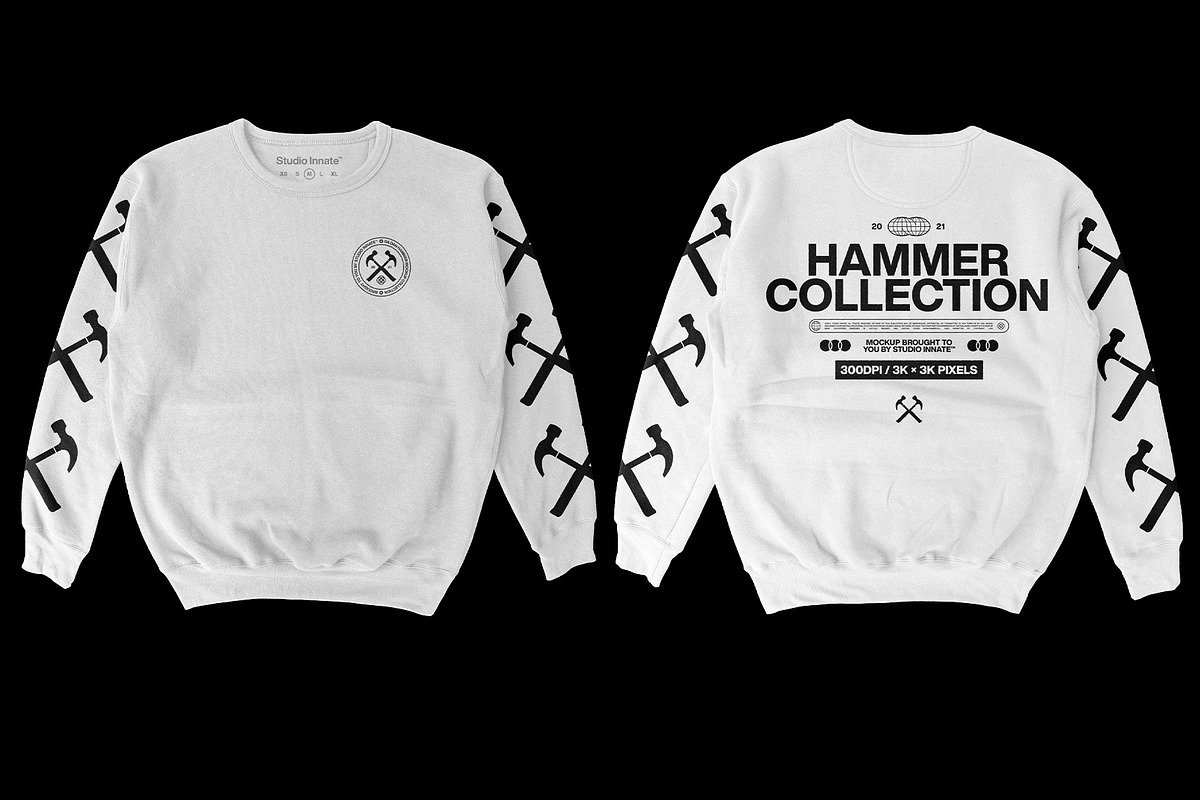 Hammer Mockup Collection, a Hoody Mockup by Studio Innate (Photo 3 of 10)