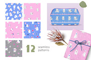 Cats & Flowers Cliparts, an Animal Illustration by danceyourlife (Thumbnail 3 of 6)