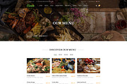 Viands Restaurant PSD Template, a Landing Page Template by Andit themes (Thumbnail 2 of 20)