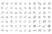 210 Food and Drink thin vector icon, an Outline Icon by Tettygreen (Thumbnail 2 of 4)