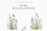 Waterolor Floral Borders Bundle, a Decorative Illustration by Lana Elanor (Thumbnail 7 of 97)