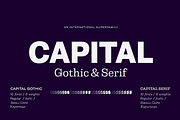 Capital Superfamily intro offer, a Sans Serif Font by Fenotype (Thumbnail 1 of 17)