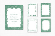 Sage Green Watercolor Bows Frames, a Background Graphic by Solo Art Original (Thumbnail 9 of 14)