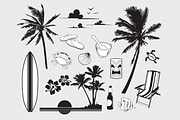 Tropical Vector Pack, an Illustration by blacksheepsupply (Thumbnail 1 of 2)
