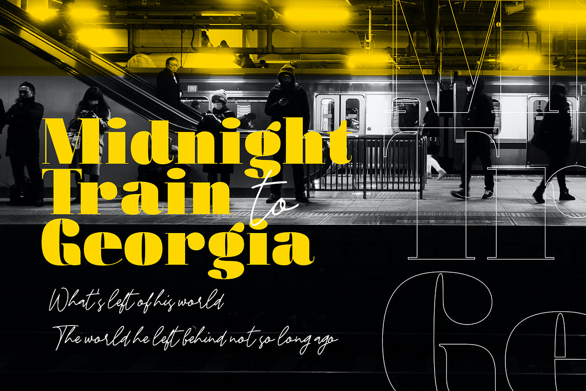 Walking Broadway - Bold Type, a Serif Font by ikiiko (Photo 5 of 7)