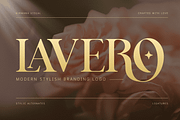 Lavero - Modern Ligatures Font, a Serif Font by Nirmana Visual (Thumbnail 1 of 8)
