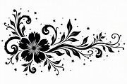 Vintage Flower Silhouette Pack, an Illustration by musafir_fashion (Thumbnail 9 of 21)