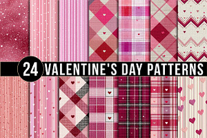 Valentine's Day Patterns, a Pattern Graphic by DreamArtGraphic