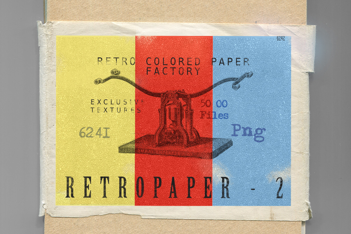 Retro paper colored, a Texture Graphic by Retro Machine (Photo 1 of 8)