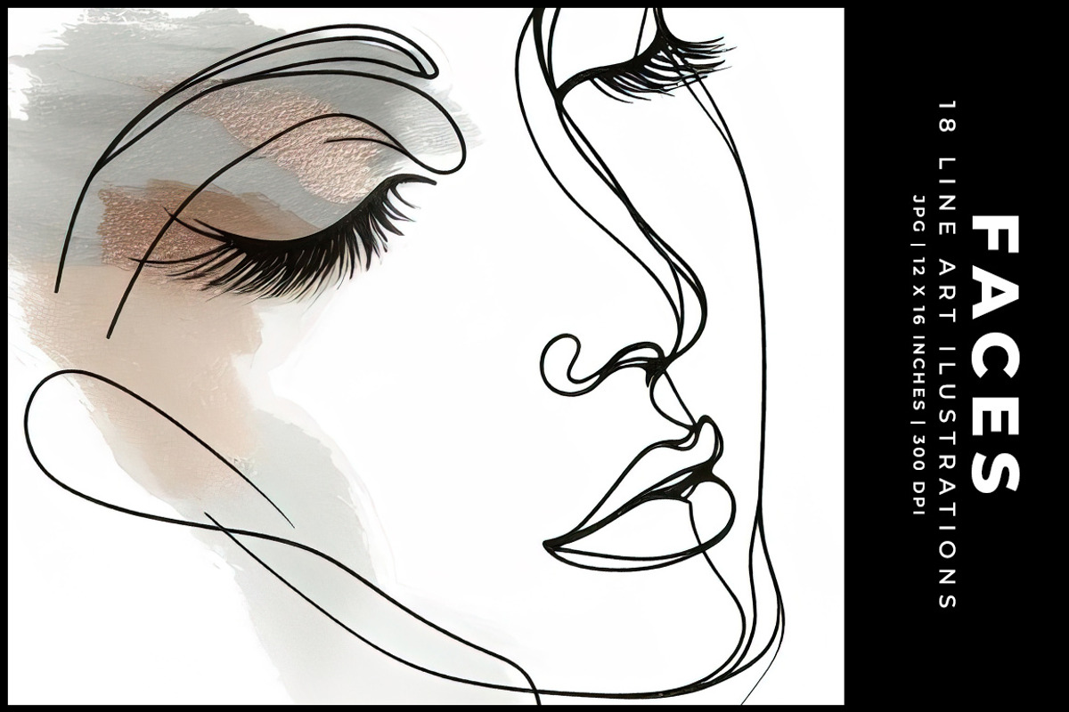 Faces, a Decorative Illustration by Digital Art Creations (Photo 1 of 10)
