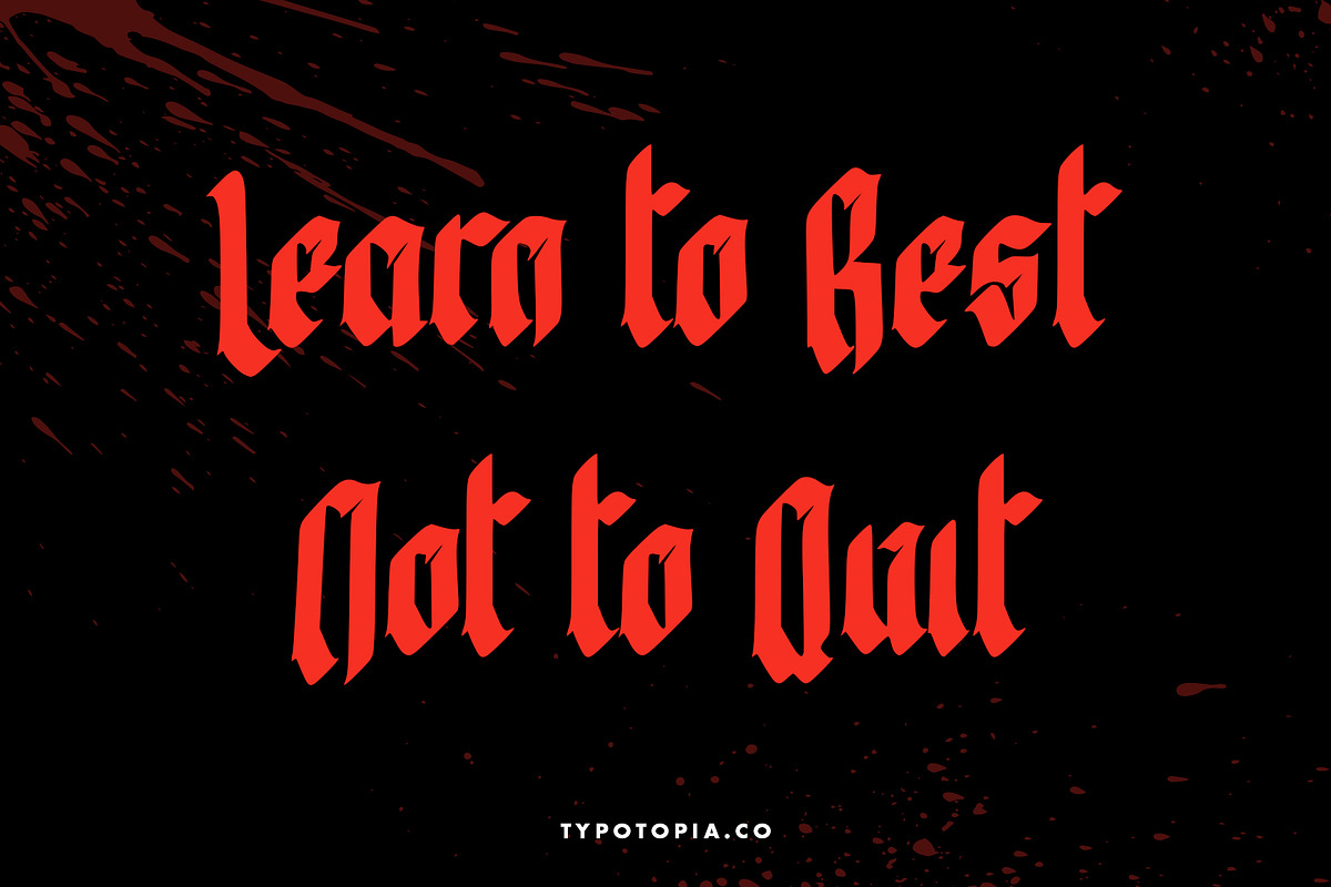Bewear Creepy Font, a Sans Serif Font by edukka (Photo 6 of 6)