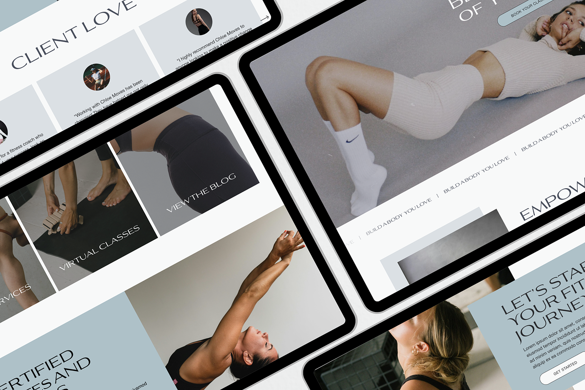 Squarespace Website Template Fitness, a Squarespace Template by Breah Designs (Photo 10 of 10)