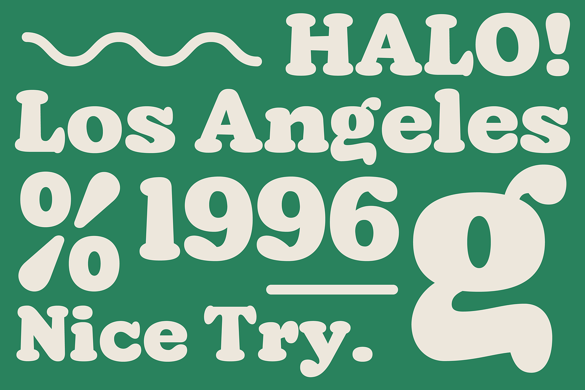 SG - GLUPER, a Font by Studio Gulden (Photo 2 of 16)