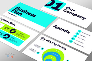 Business Plan Slide Deck Template 2, a Templates & Theme by White Owl