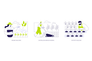 Weed management isolated cartoon, an Illustration by Visual Generation