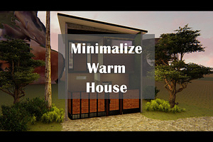 3D Minimalize Warm House 9x6