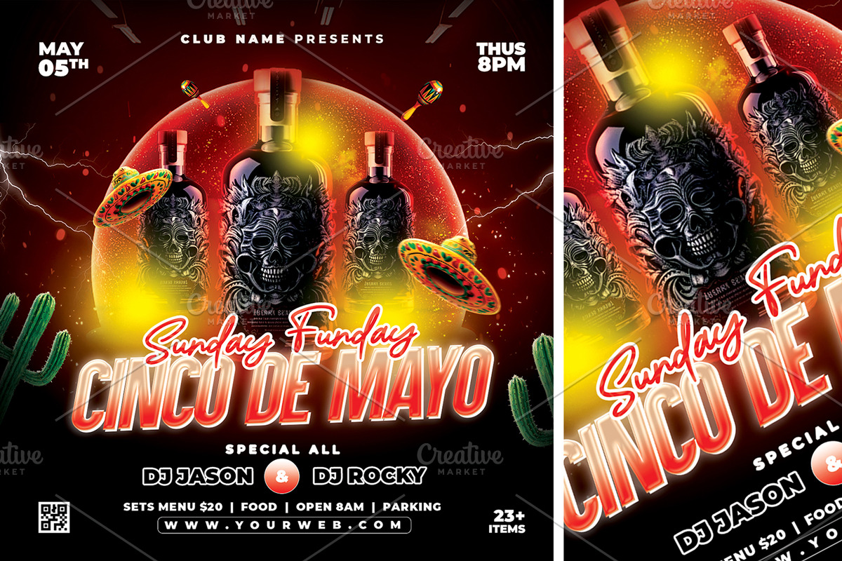 Cinco De Mayo Flyer, a Flyer Template by StarPixles11 (Photo 3 of 3)