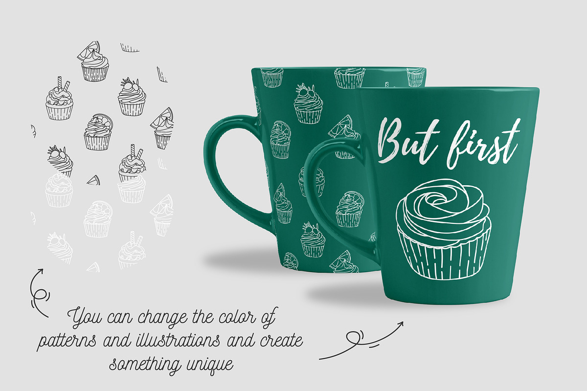 Pack of bakery illustrations, a Food Illustration by Wander Designs (Photo 4 of 6)