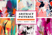 Abstract Red & Pink Patterns, a Pattern Graphic by Ninterints (Thumbnail 1 of 12)