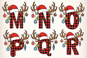 Christmas Alphabet Latter Bundle, an Illustration by Dream Creation (Thumbnail 4 of 9)