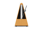 Realistic 3d Mechanical Metronome., an Education Illustration by Bigmouse_art (Thumbnail 2 of 4)