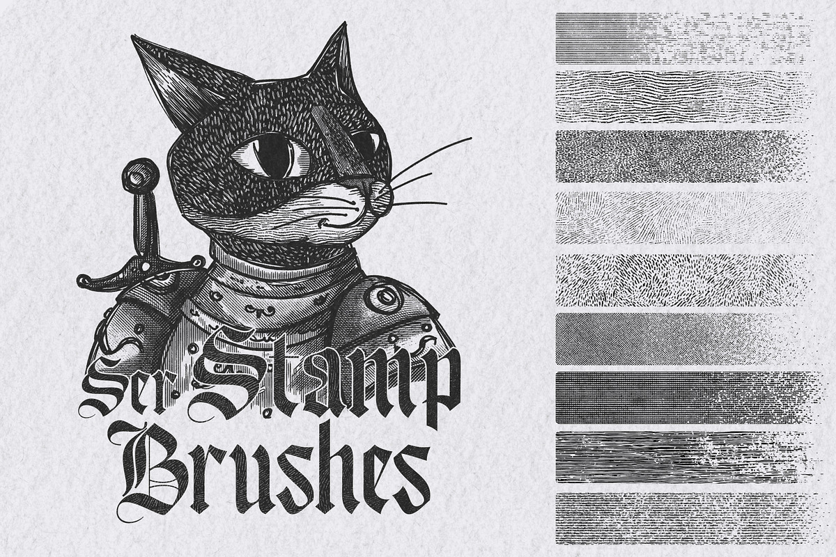 Timeless Engraving Photoshop Brushes, a Brush Add-On by brushapes.com (Photo 12 of 13)