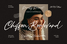 Chiffon Boulevard - Handwritten Font
