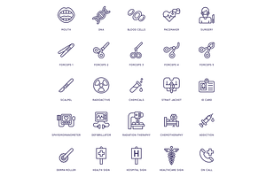 105 Medical And Healthcare Icons