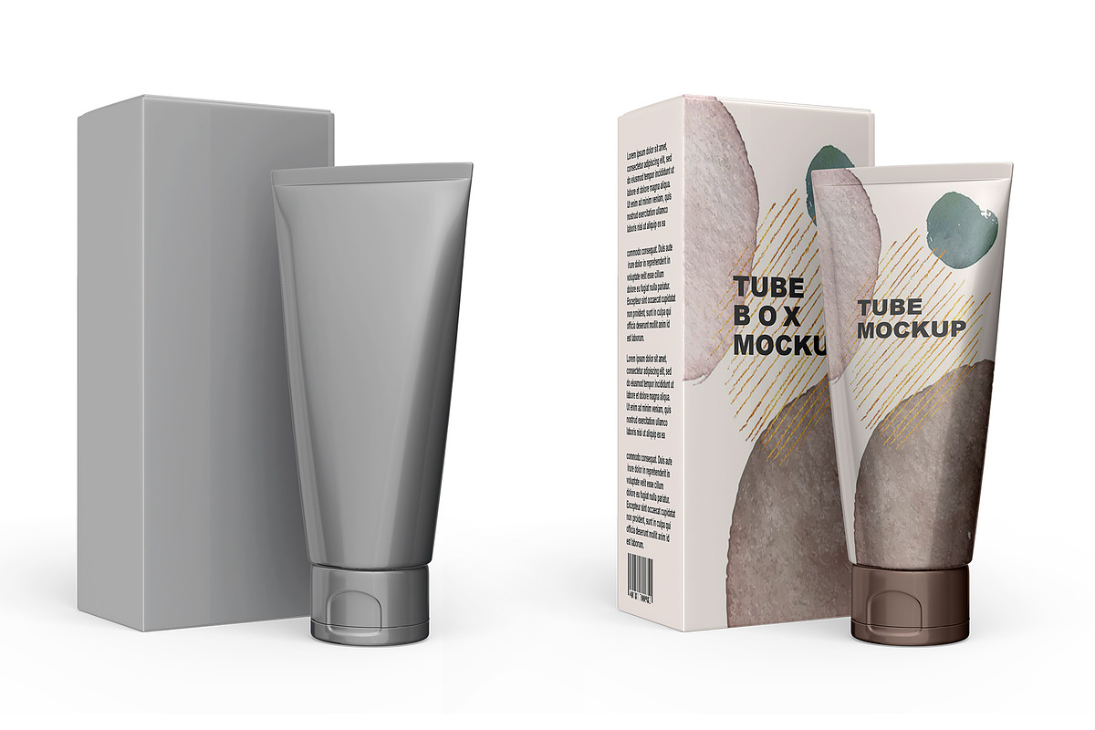 Cosmetic Tube Box Mockup, a Product Mockup by mockupbuys (Photo 1 of 3)