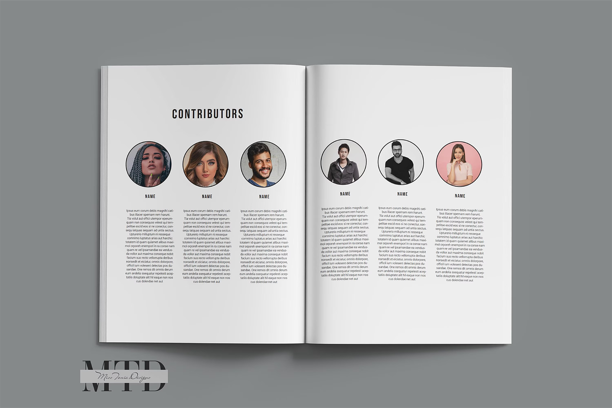 Adobe InDesign Magazine Template, a Magazine Template by Ms Tonia Designs (Photo 3 of 10)