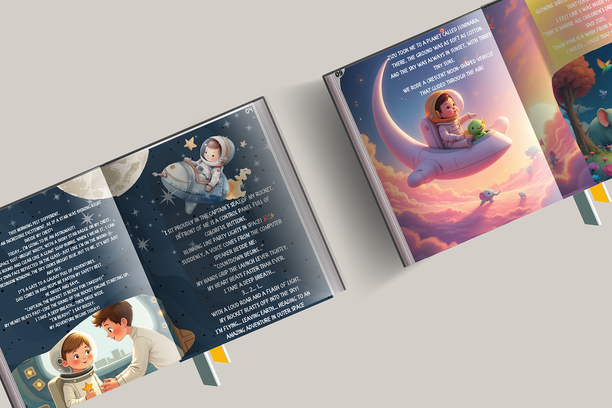 Children’s Book Template, a Card Template by MDHouse12 (Photo 5 of 8)