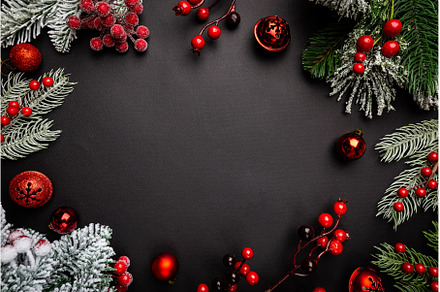Christmas holidays composition, a Holiday Photo by piter.goskov
