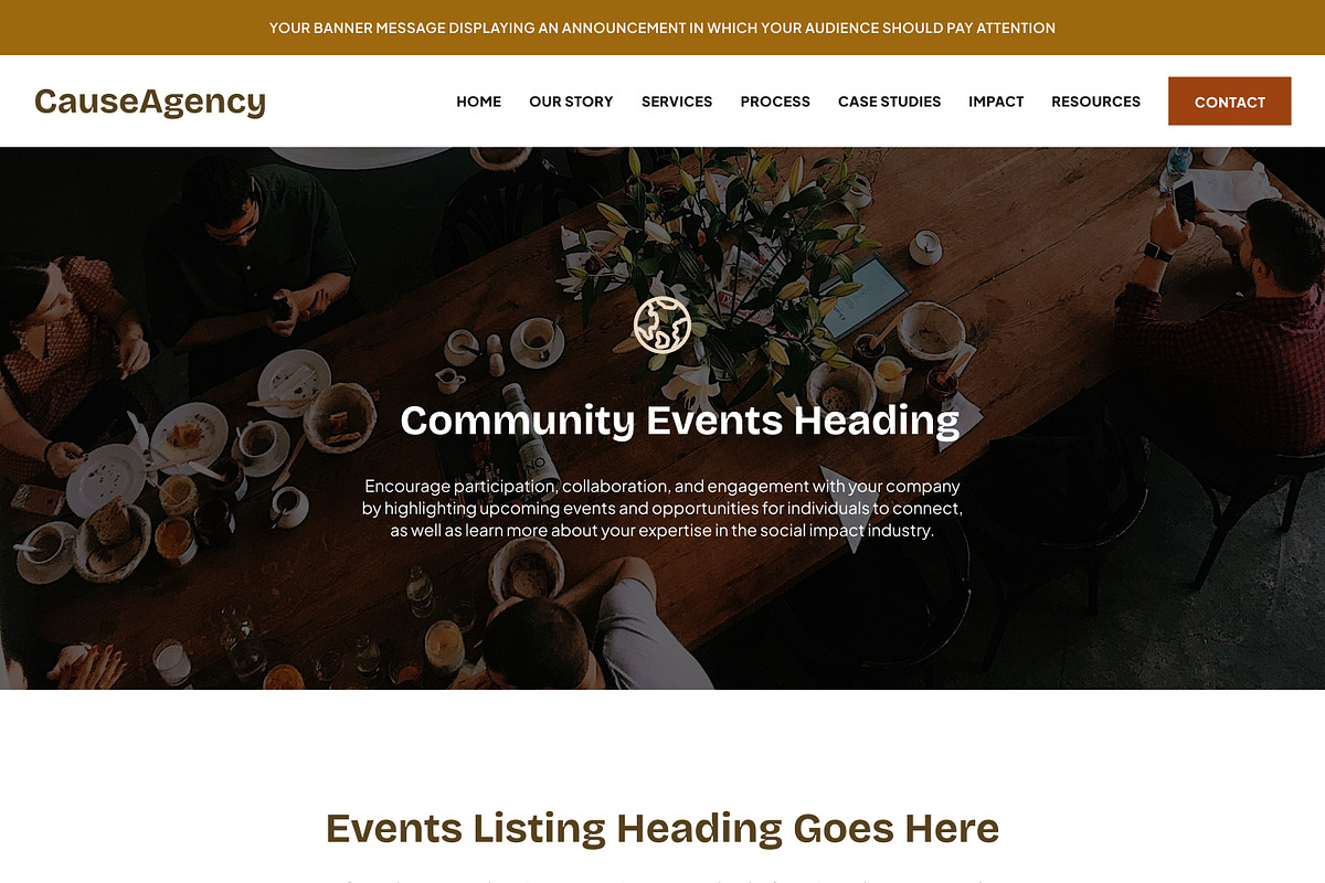 Social Enterprise Showit Template, a WordPress Template by Studio Humankind (Photo 19 of 20)