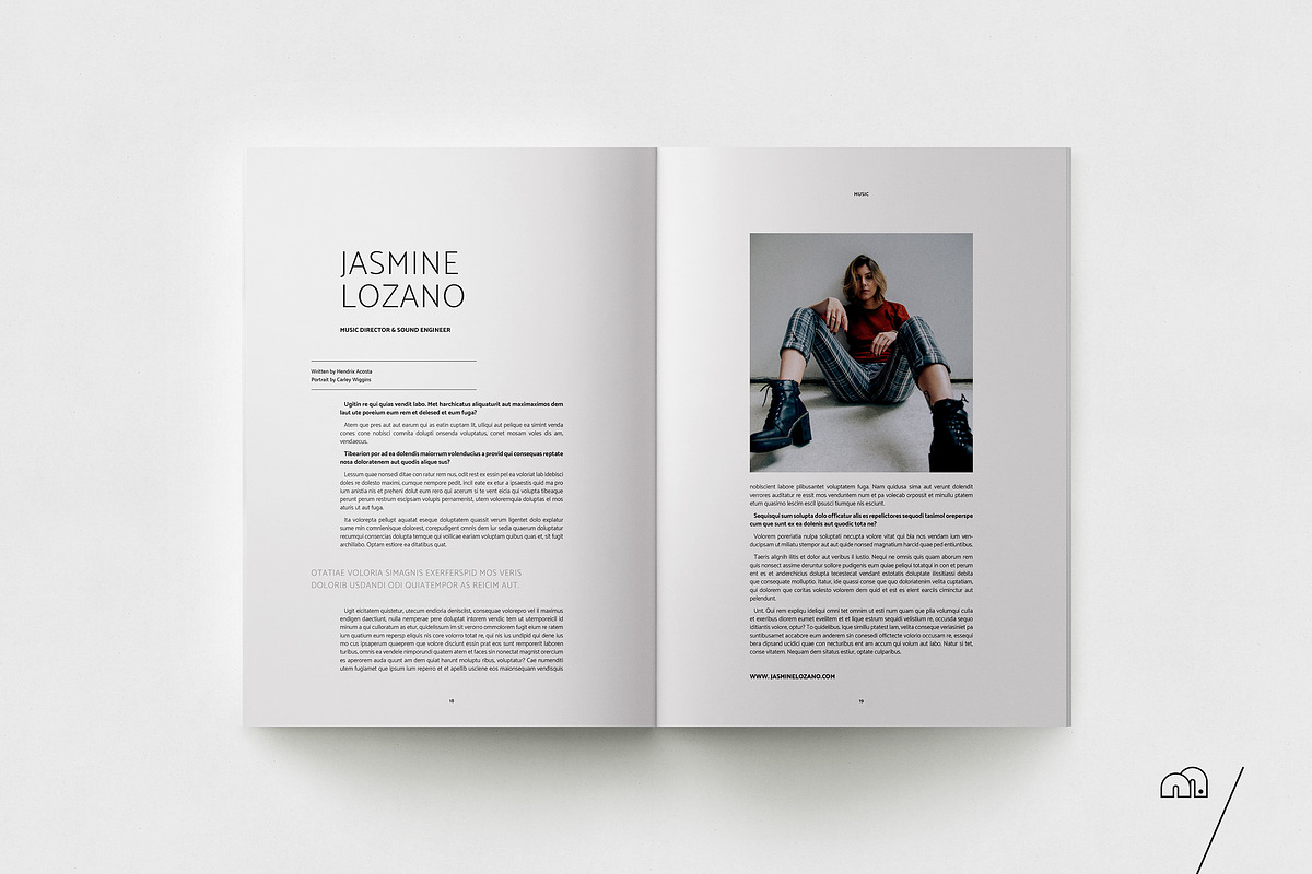 Finley Magazine, a Magazine Template by bilmaw creative (Photo 8 of 16)