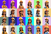 125 Animoji - Builder People, a Characters & Person 3D Model by Digital Blood (Thumbnail 8 of 9)