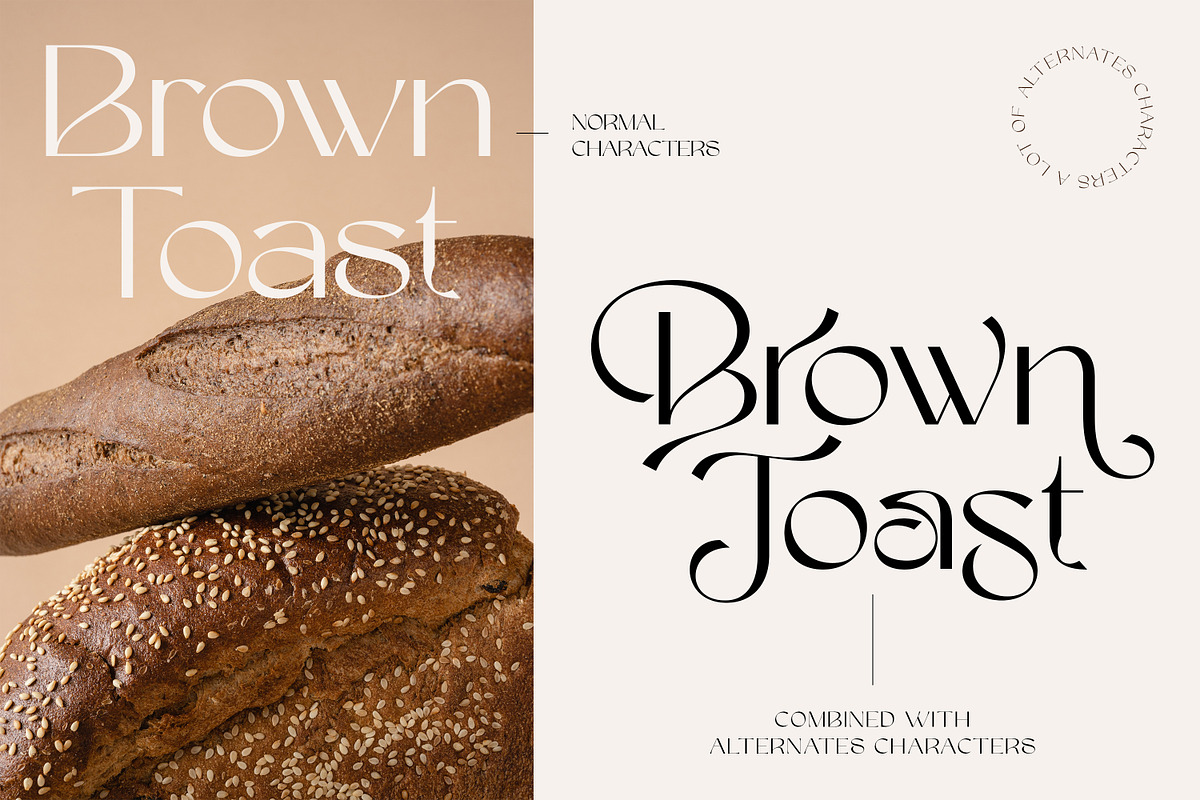 Brastag | Display Family Font, a Sans Serif Font by Ekahermawan (Photo 10 of 11)