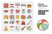 Picnic Icon Pack, a Duotone Icon by erifqizeicon (Thumbnail 2 of 3)